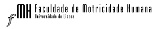 Universidade de Lisboa | Faculdade de Motricidade Humana
